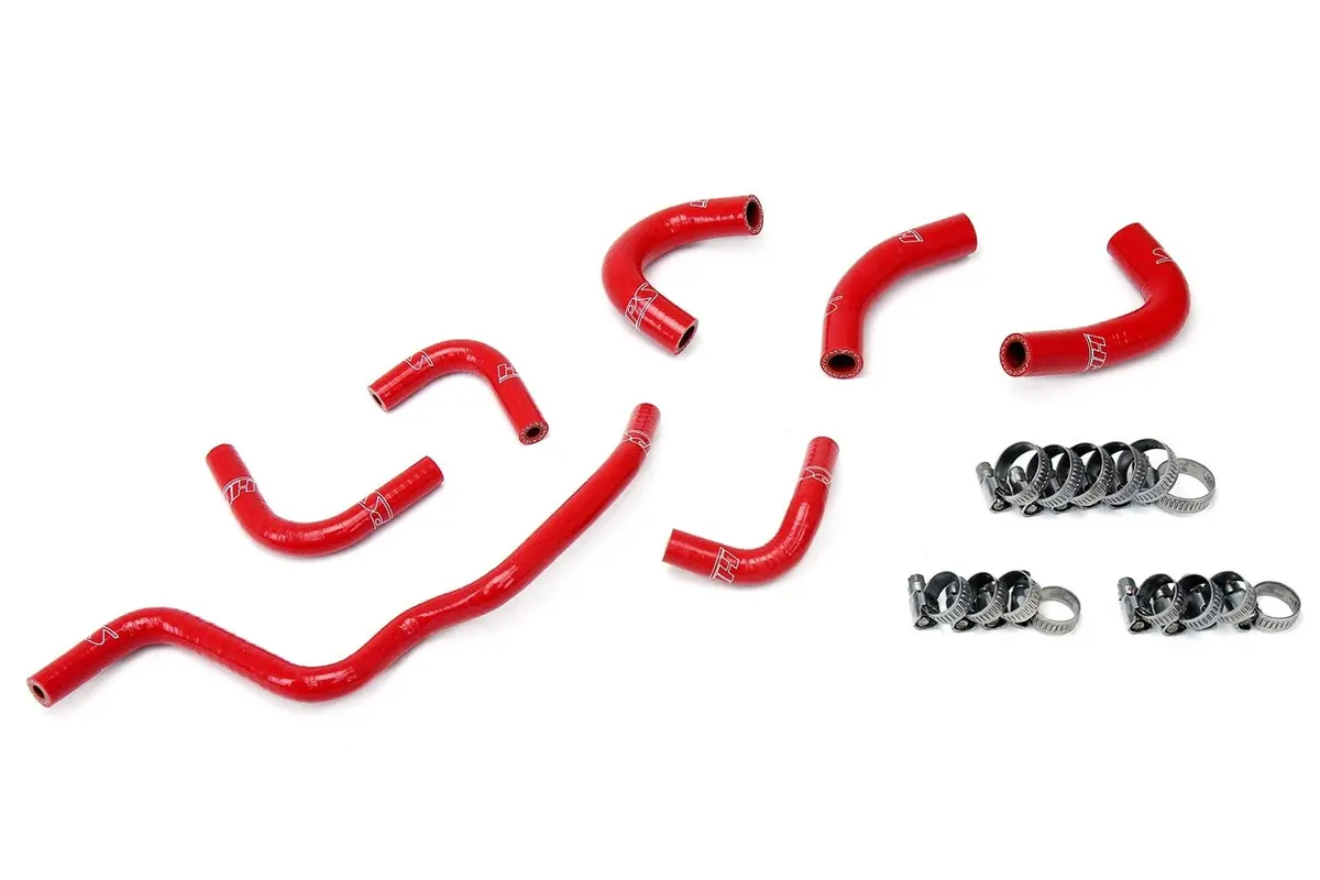 Hps Red 3-Ply Silicone Oil Cooler/Throttle Body Coolant Hose For 06-09 Honda S2000 2.2L Ap2 1