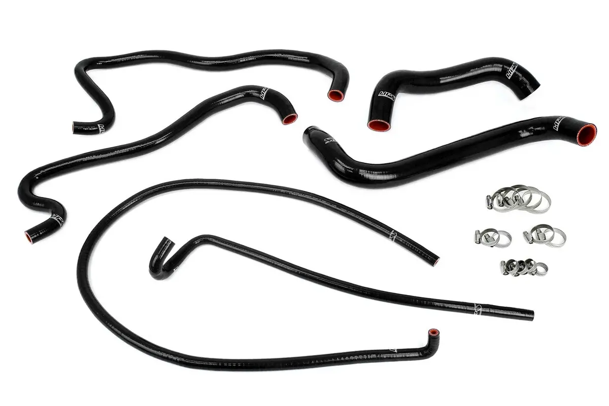 Hps Black 3-Ply Silicone Radiator/Heater Coolant Hose Kit For 2008-2009 Pontiac G8 Gt 6.0L 1