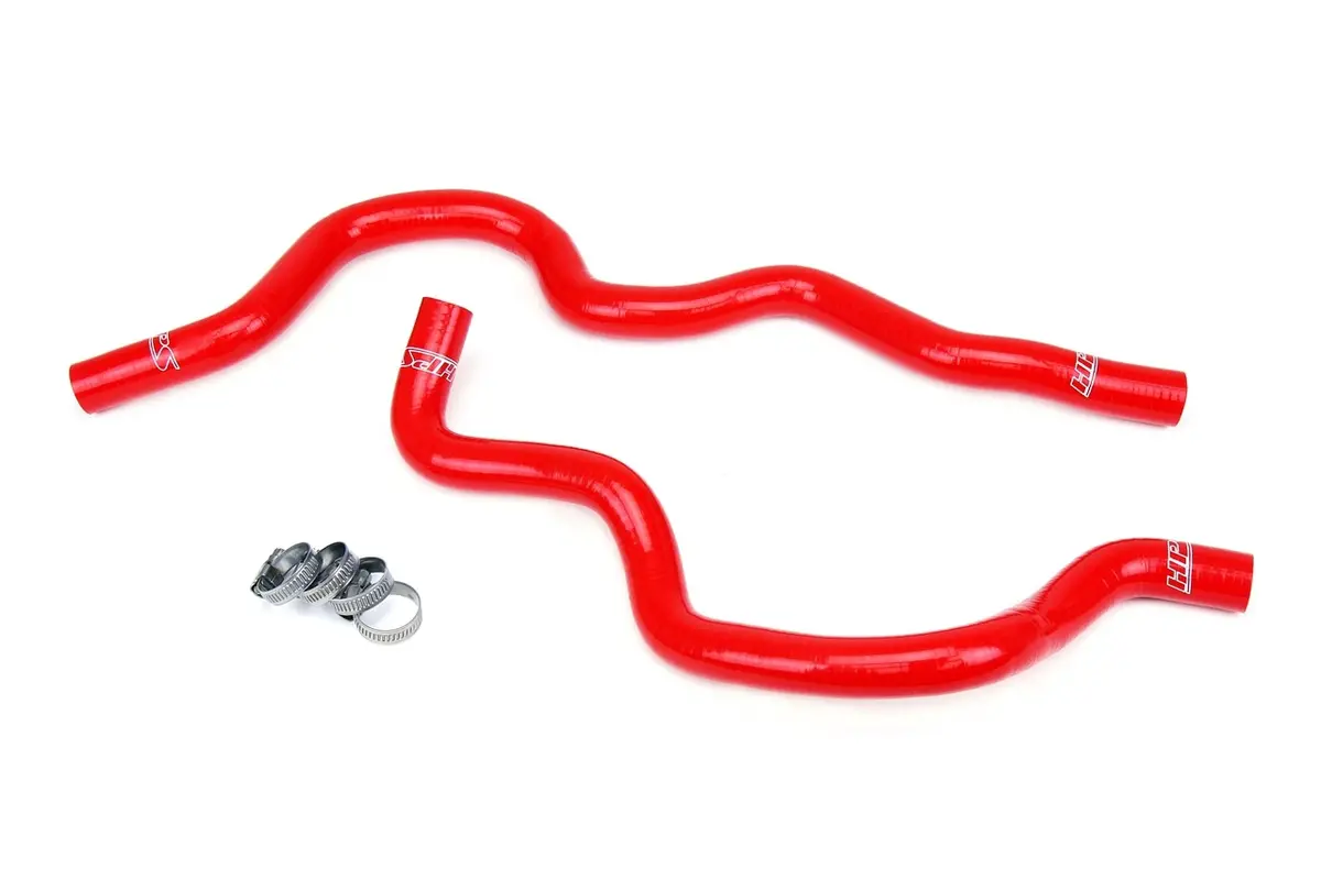 Hps Red 3-Ply Silicone Heater Coolant Hose Kit For 12-17 Toyota Camry 2.5L 1