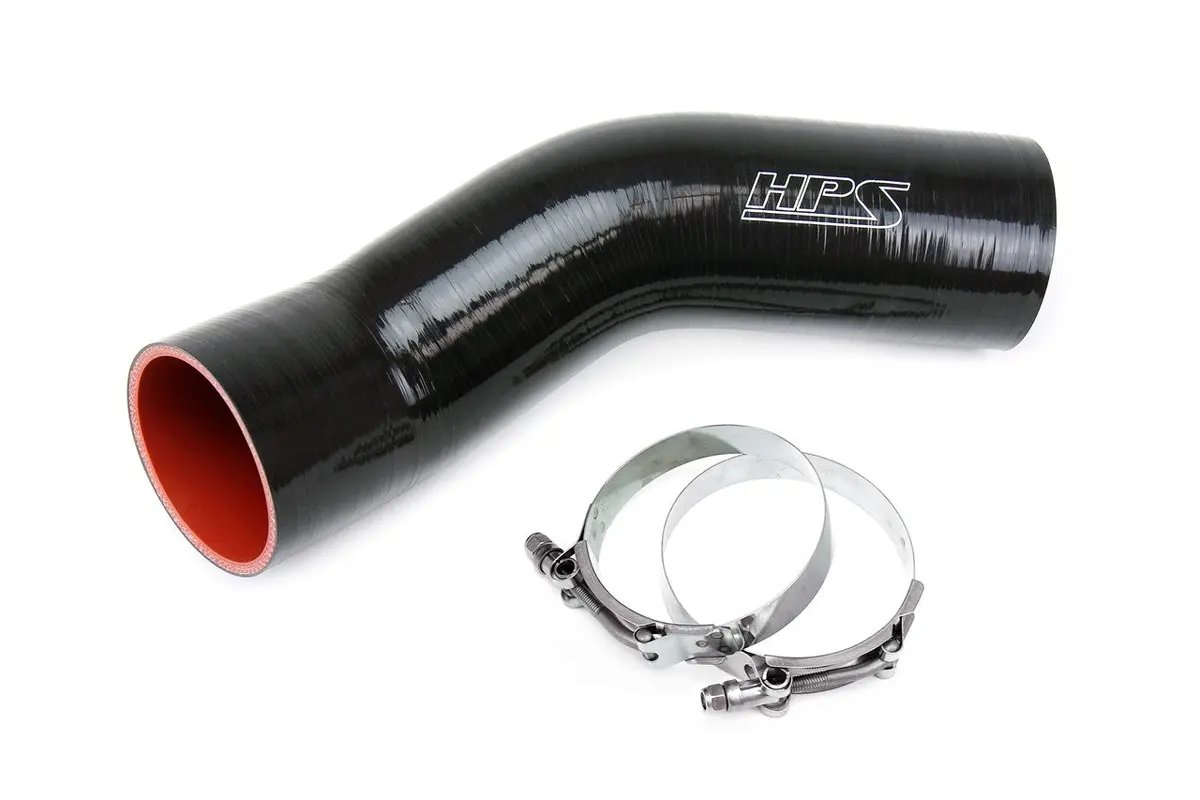 Hps Black Silicone Post Maf Air Intake Hose Kit For 93-94 Toyota Land Cruiser Fj80 4.5L 1Fz-Fe 1