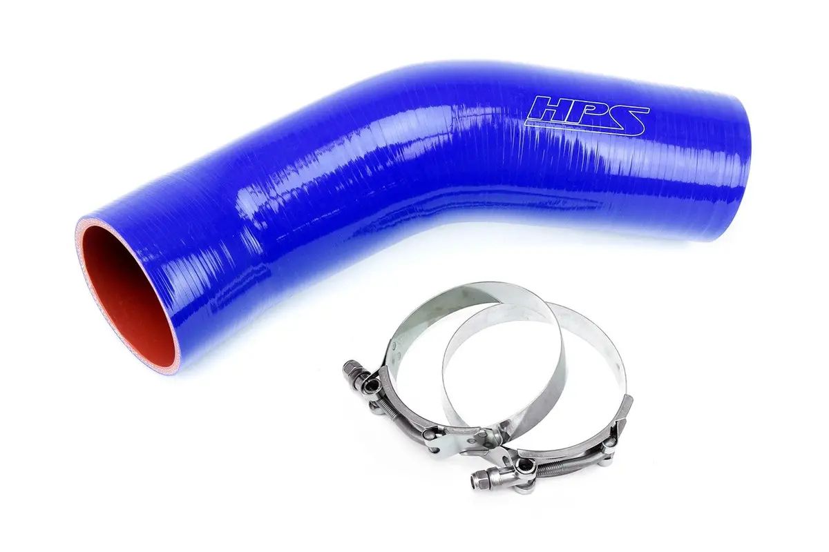 Hps Blue Silicone Post Maf Air Intake Hose Kit For 93-94 Toyota Land Cruiser Fj80 4.5L 1Fz-Fe 1