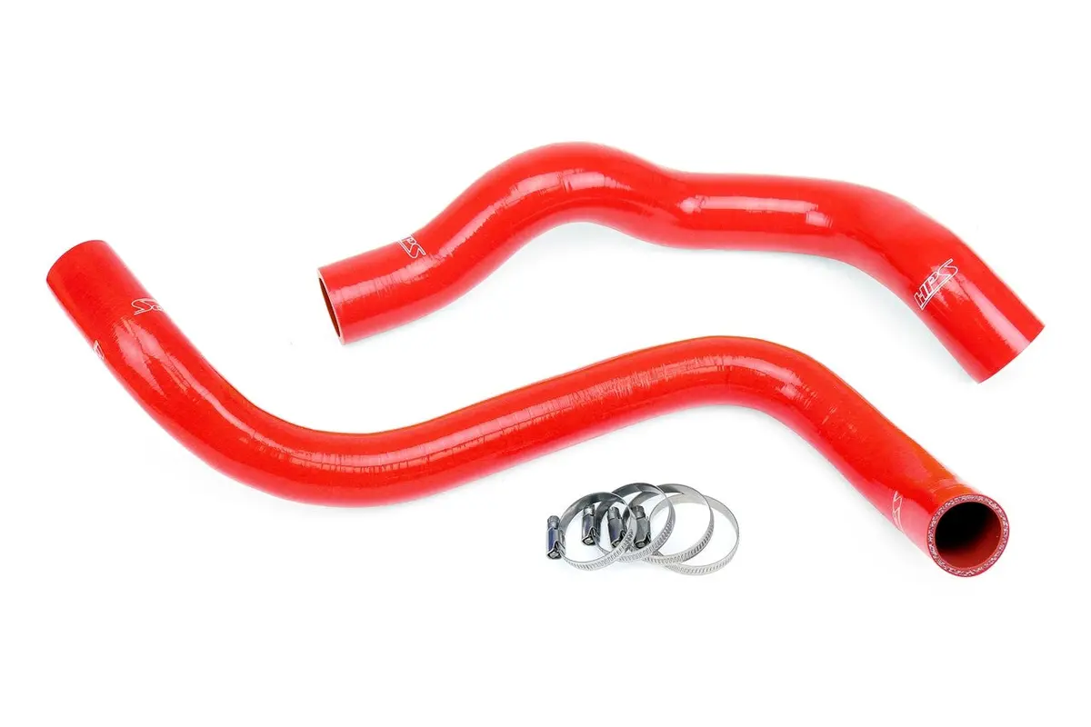 Hps Red 3-Ply Silicone Radiator Coolant Hose Kit For 99-04 Ford Mustang 3.8L V6 1