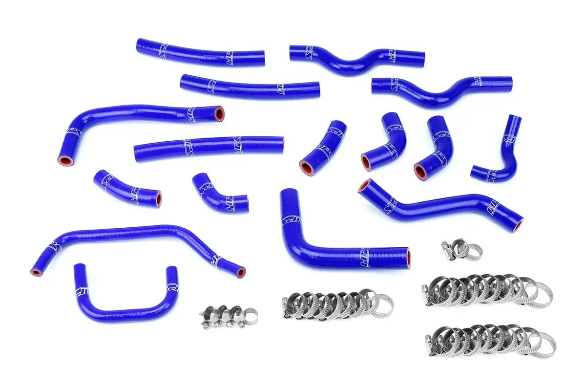 Hps Blue 3-Ply Silicone Heater Coolant Hose Kit For 03-07 Lexus Lx470 / Toyota Land Cruiser 4.7L V8 1