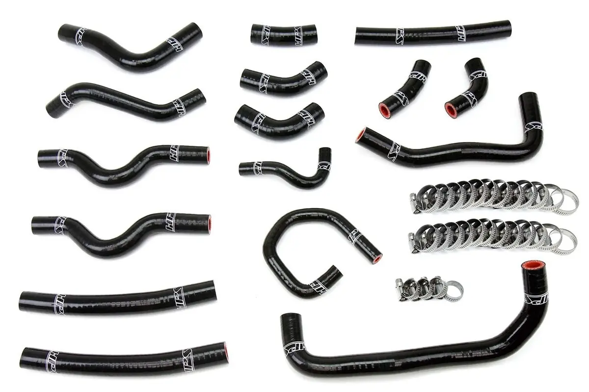 Hps Black 3-Ply Silicone Heater Coolant Hose Kit For 98-02 Lx470 / Land Cruiser J100 1