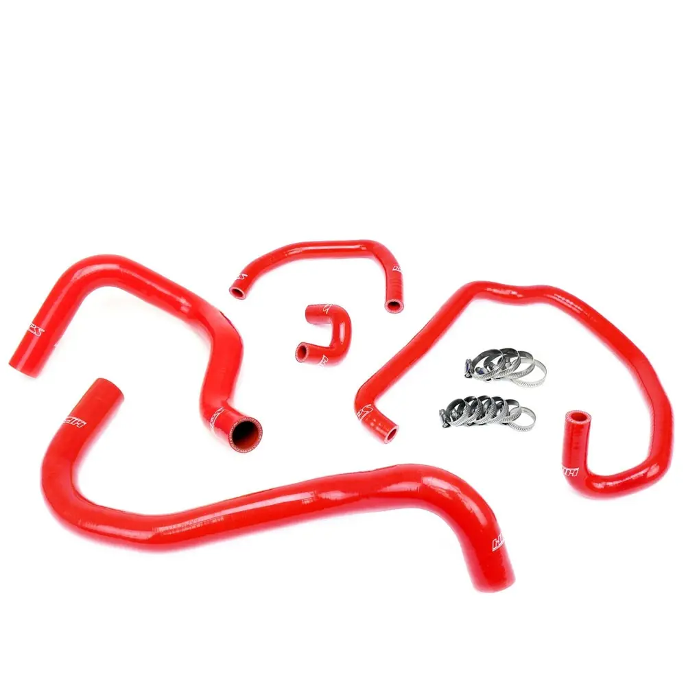 Hps Red 3-Ply Silicone Radiator/Heater Coolant Hose Kit For 95-04 Toyota Tacoma 2.7L 4Cyl 1