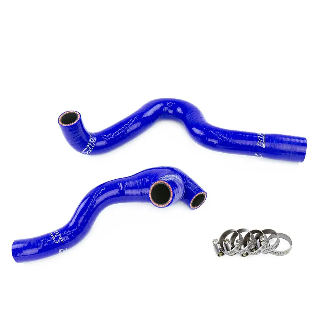 Hps Blue 3-Ply Silicone Breather & Bypass Valve Hose Kit For 03-06 Audi Tt / Vw Golf / Jetta 1.8T Late Awp Mk4 1
