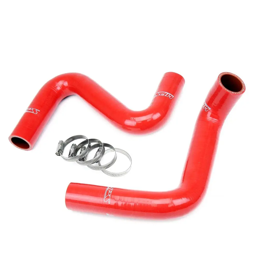 Hps Red Silicone Radiator Hose Kit For Nissan 240Sx Ls Swap (Koyo Radiator, Ls1 Water Pump) 1