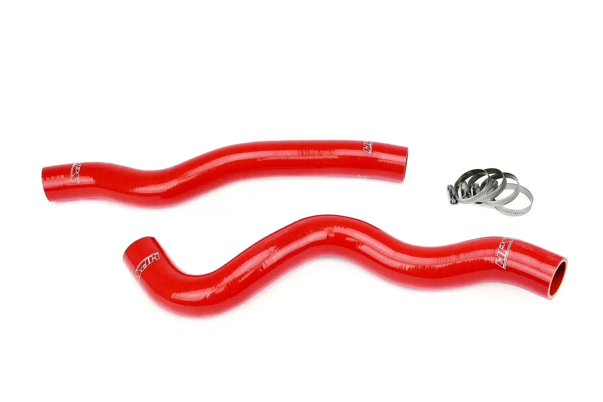 Hps Red 3-Ply Silicone Radiator Hose Kit For 18-23 Kia Stinger / 19-26 Genesis G70 3.3L Twin Turbo 1