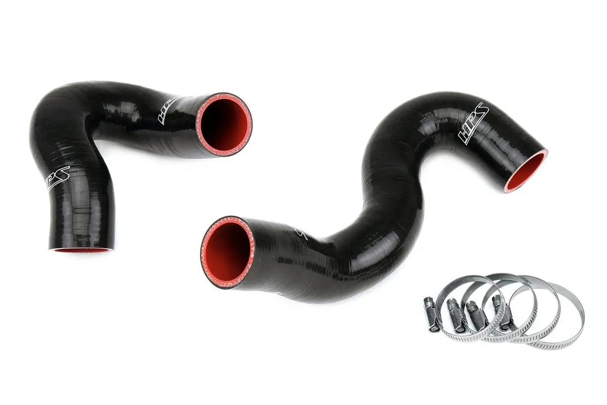 Hps Black 3-Ply Silicone Radiator Coolant Hose Kit For 12-14 Audi A6 / A7 Quattro 3.0L Turbo C7 1