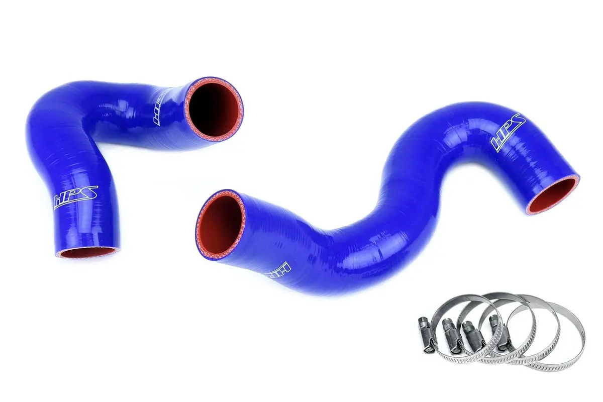 Hps Blue 3-Ply Silicone Radiator Coolant Hose Kit For 12-14 Audi A6 / A7 Quattro 3.0L Turbo C7 1