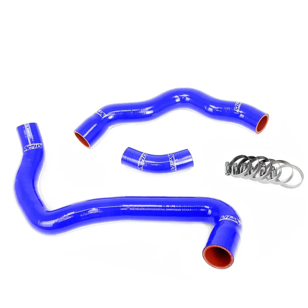 Hps Blue 3-Ply Silicone Radiator Coolant Hose Kit For 94-96 Benz C220 2.2L / 97-98 C230 2.3L W202 1