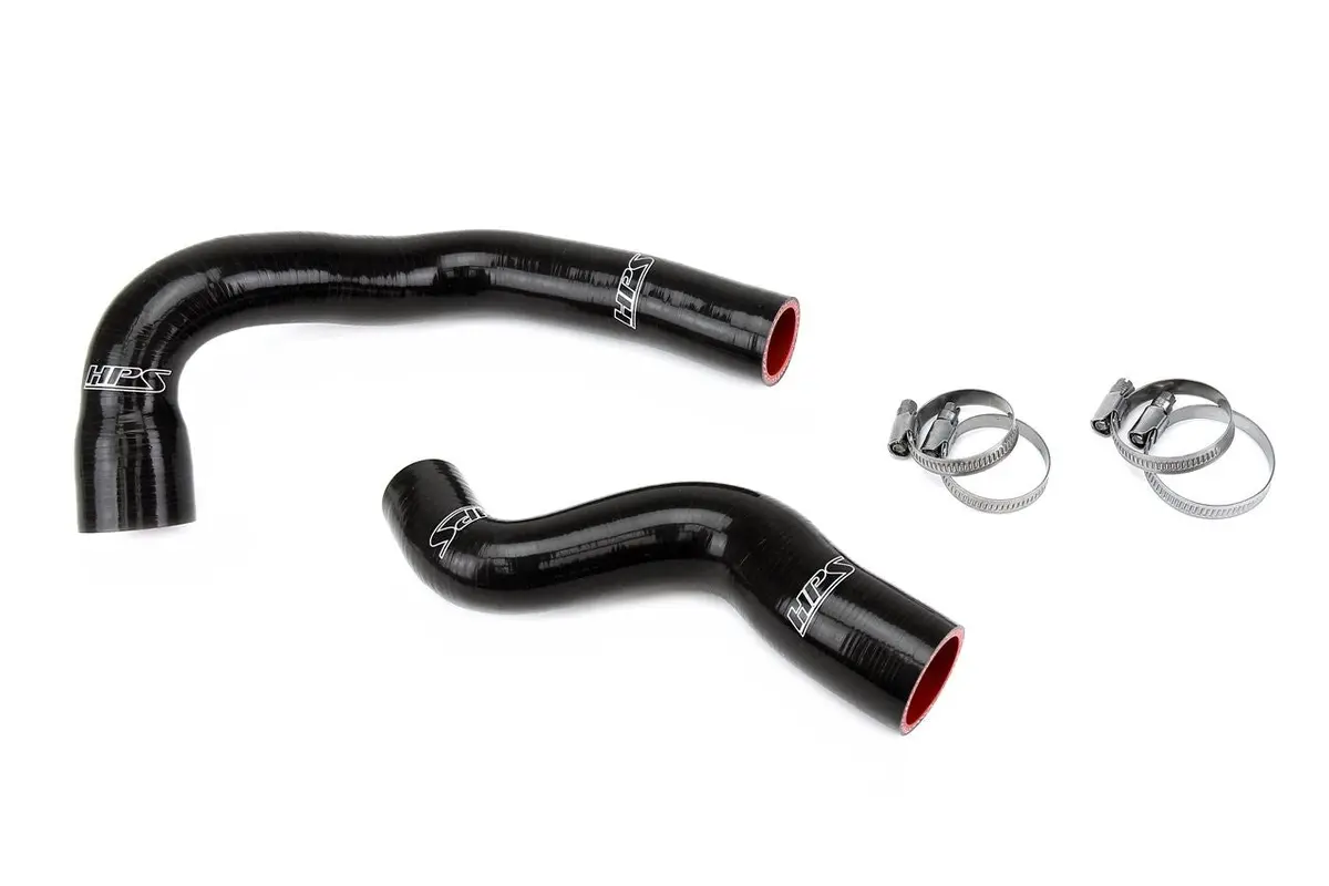 Hps Black 3-Ply Silicone Radiator Coolant Hose Kit For 87-93 Mercedes-Benz 190E 2.6L W124 1