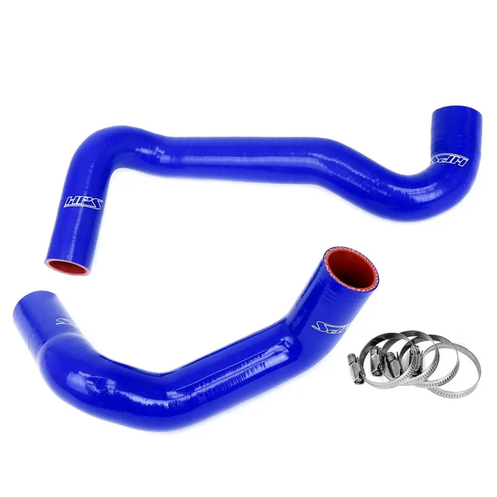 Hps Blue Silicone Radiator Hose Kit For Nissan 240Sx Ls Swap (Ka24de Radiator, 8 O'clock Thermo, Ls3/Ls7 Water Pump) 1