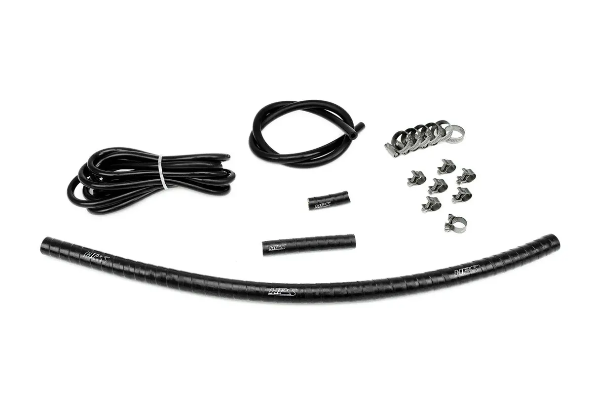 Hps Black 3-Ply Silicone Vacuum And Breather Hose Kit For 93-98 Toyota Supra Mk4 Non Turbo 1