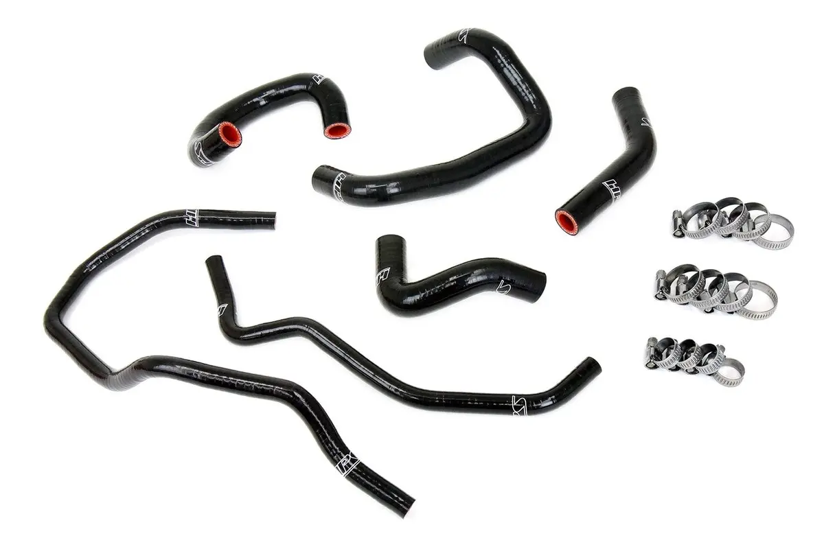 Hps Black 3-Ply Silicone Heater Coolant Hose Kit For 93-98 Toyota Supra 3.0L Non Turbo 1