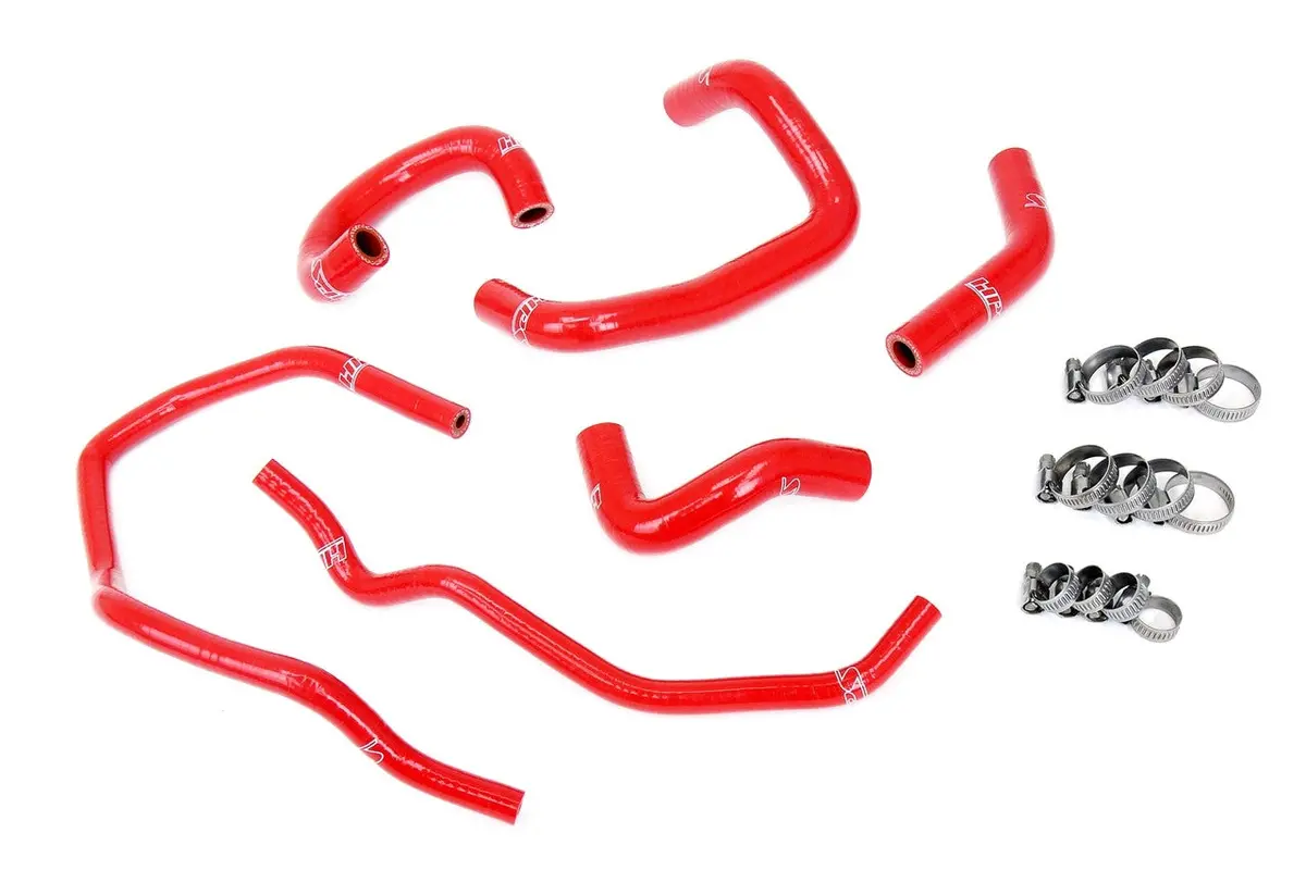 Hps Red 3-Ply Silicone Heater Coolant Hose Kit For 93-98 Toyota Supra 3.0L Non Turbo 1