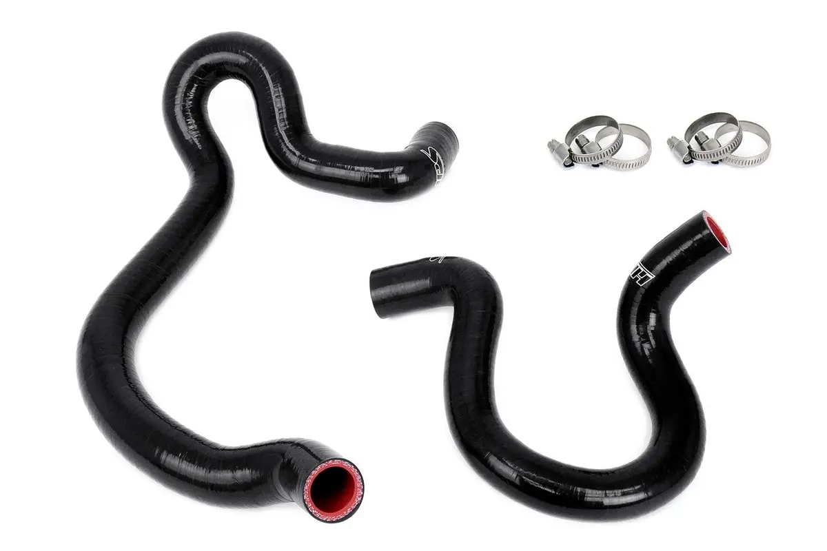 Hps Black 3-Ply Silicone Heater Coolant Hose Kit For 99-06 Volkswagen Golf Gti 1.8T Turbo Mt 1