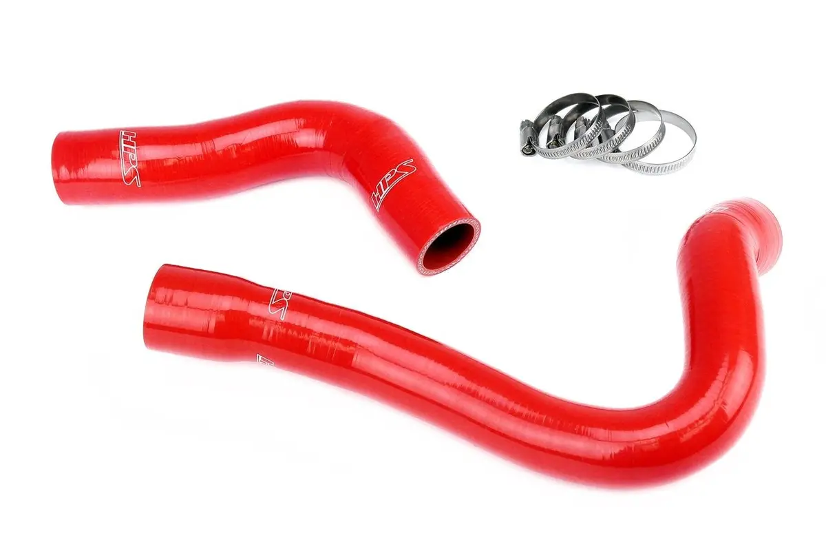 Hps Red 3-Ply Silicone Radiator Coolant Hose Kit For 86-91 Benz 420Sel 560Sel 560Sec V8 1