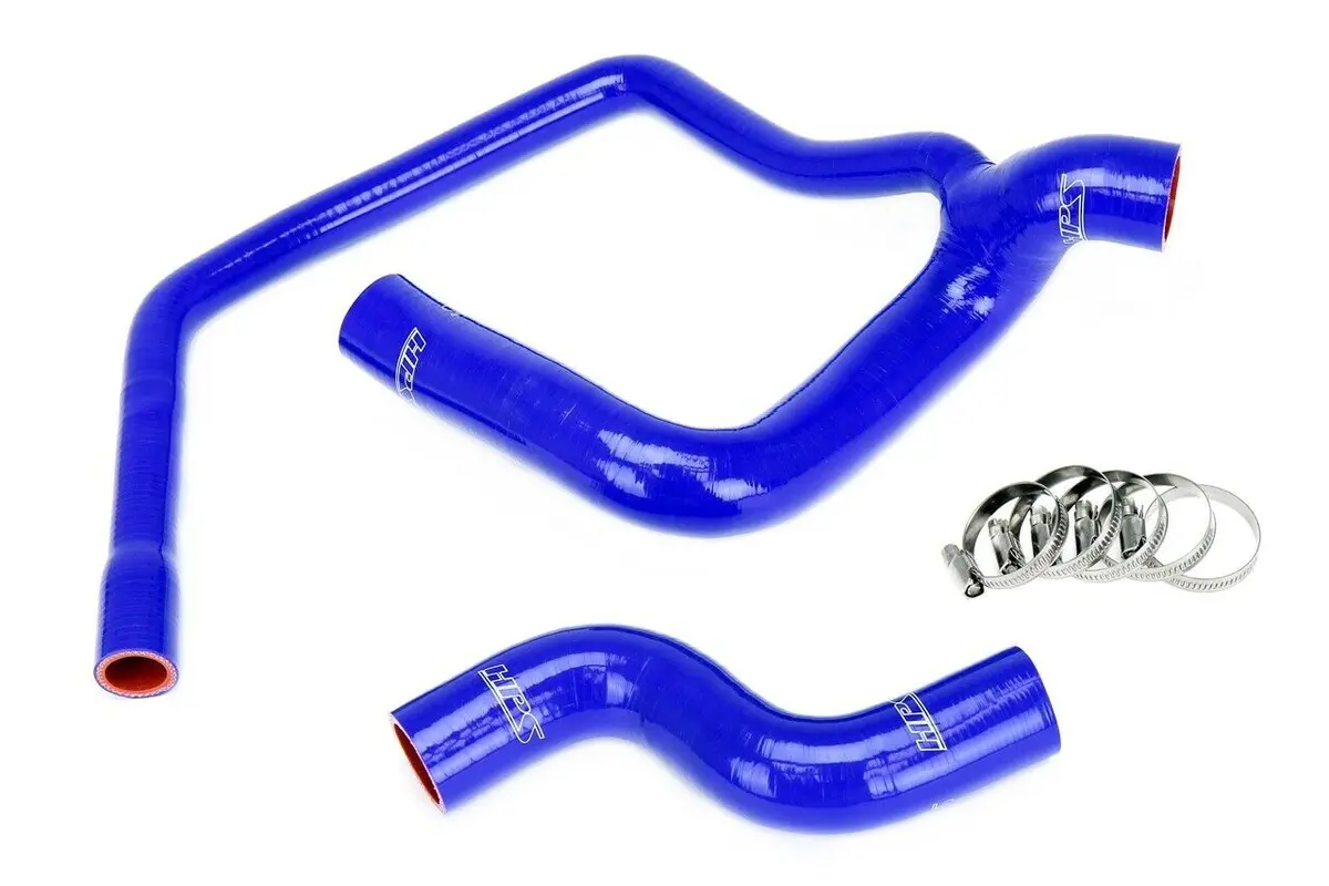 Hps Blue 3-Ply Silicone Radiator Coolant Hose Kit For 86-91 Benz 300Sdl 350Sd 350Sdl Diesel Turbo 1