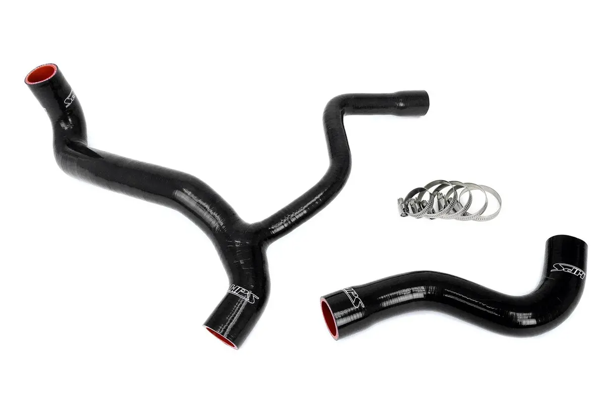 Hps Black 3-Ply Silicone Radiator Coolant Hose Kit For 86-87 Mercedes-Benz 190E 2.3-16 Sedan Dohc 1