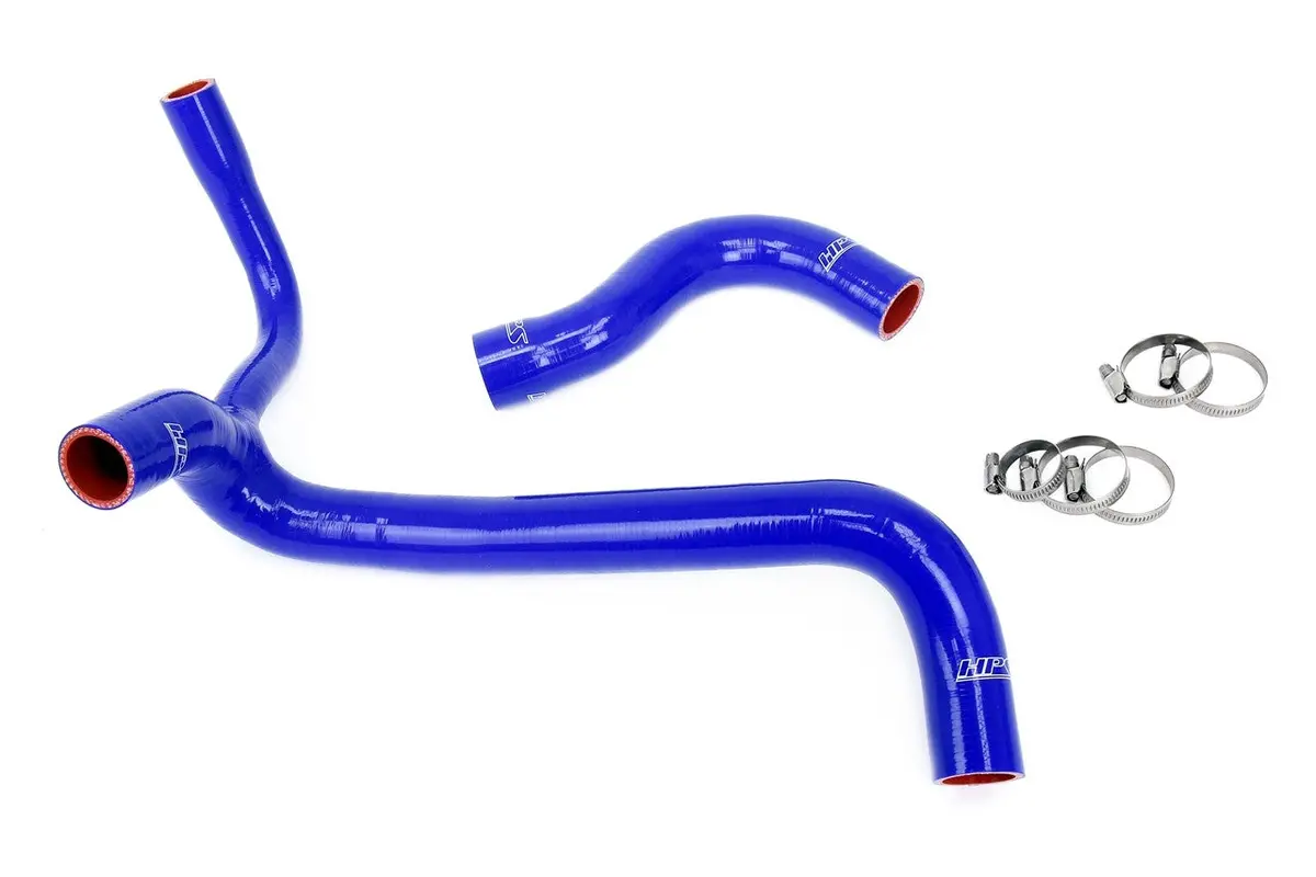 Hps Blue 3-Ply Silicone Radiator Coolant Hose Kit For 84-1993 Mercedes-Benz 190E 2.3 Sedan Sohc 1