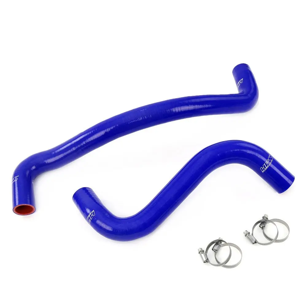 Hps Blue 3-Ply Silicone Radiator Coolant Hose Kit For 77-83 Benz 240D 300Cd 300D 300Td Diesel 1