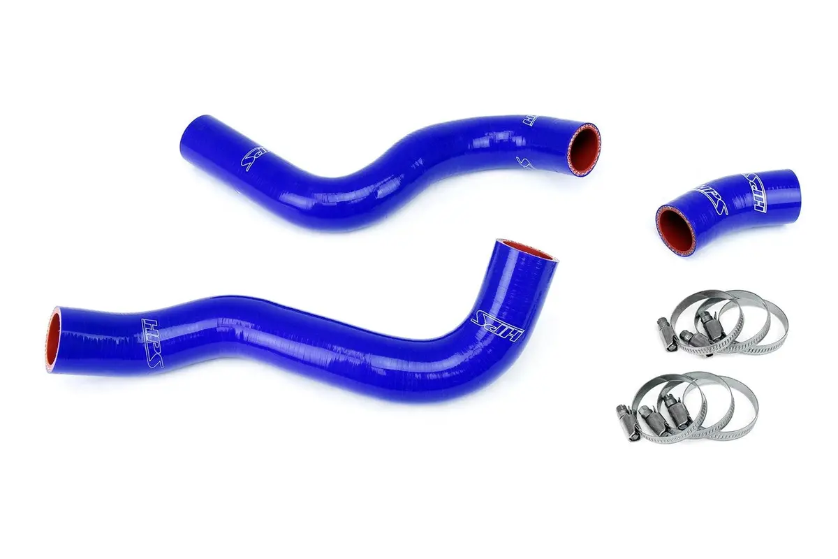 Hps Blue 3-Ply Silicone Lower & Upper Radiator Coolant Hose Kit For 11-13 Infiniti M56 / 14-19 Q70 5.6L V8 1