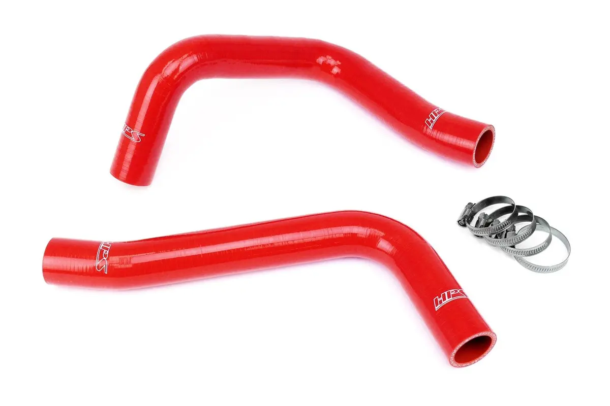 Hps Red 3-Ply Silicone Lower & Upper Radiator Hose For 05-15 Tacoma 4.0L V6 Supercharged 1