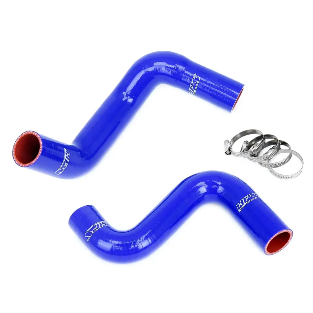 Hps Blue Silicone Radiator Hose Kit For Nissan 240Sx Ls Swap (Ka24de Radiator, 8 O'clock Thermo, Ls1 Water Pump) 1