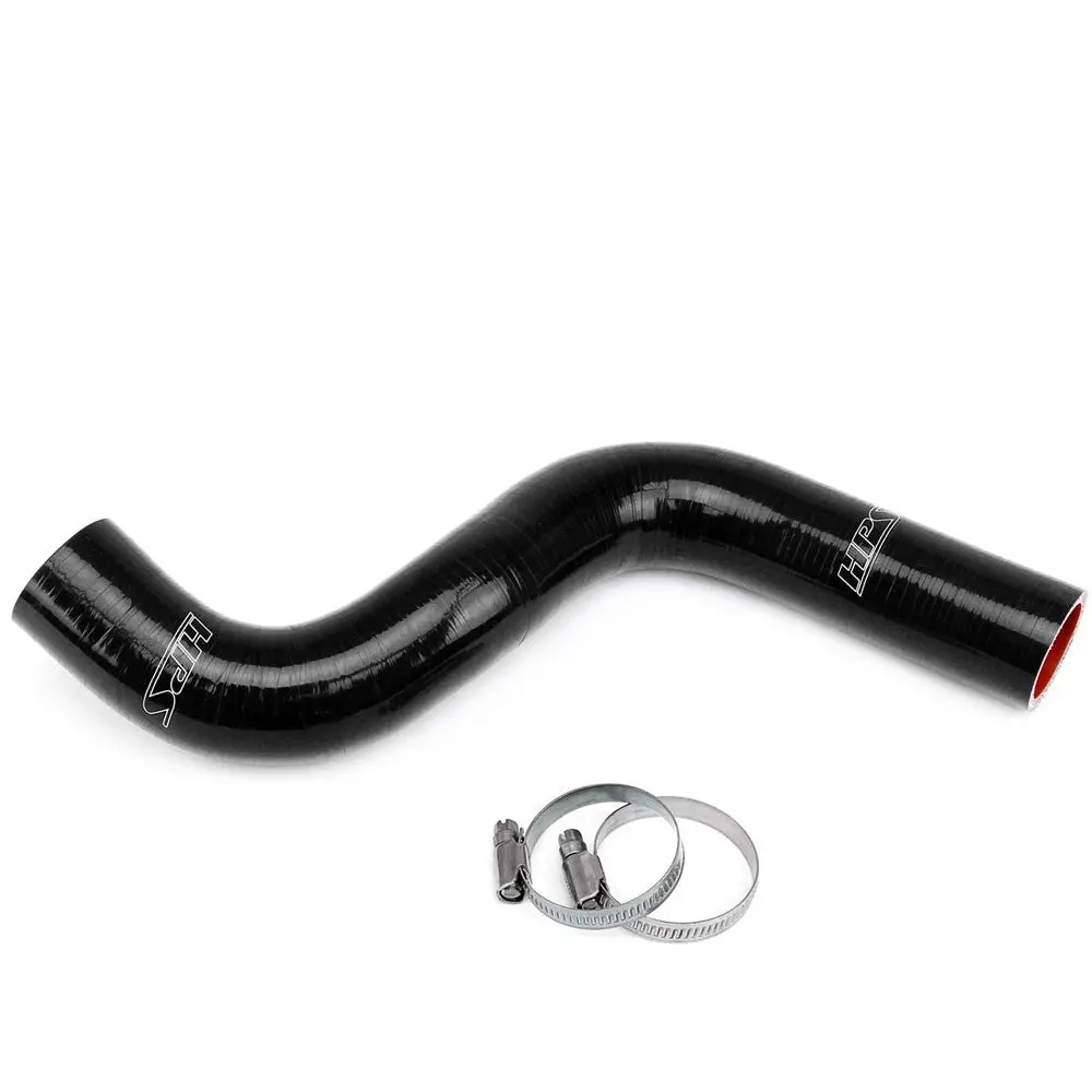 Ps Black 3-Ply Silicone Upper Radiator Coolant Hose Kit For 11-13 Infiniti M56 / 14-19 Q70 5.6L V8 1