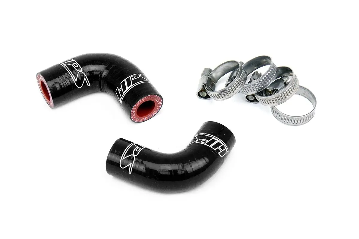 Hps Black Silicone Oil Coolant Elbow Hose Kit For 03-06 Ram Pickup 5.7L/5.9L Diesel 1
