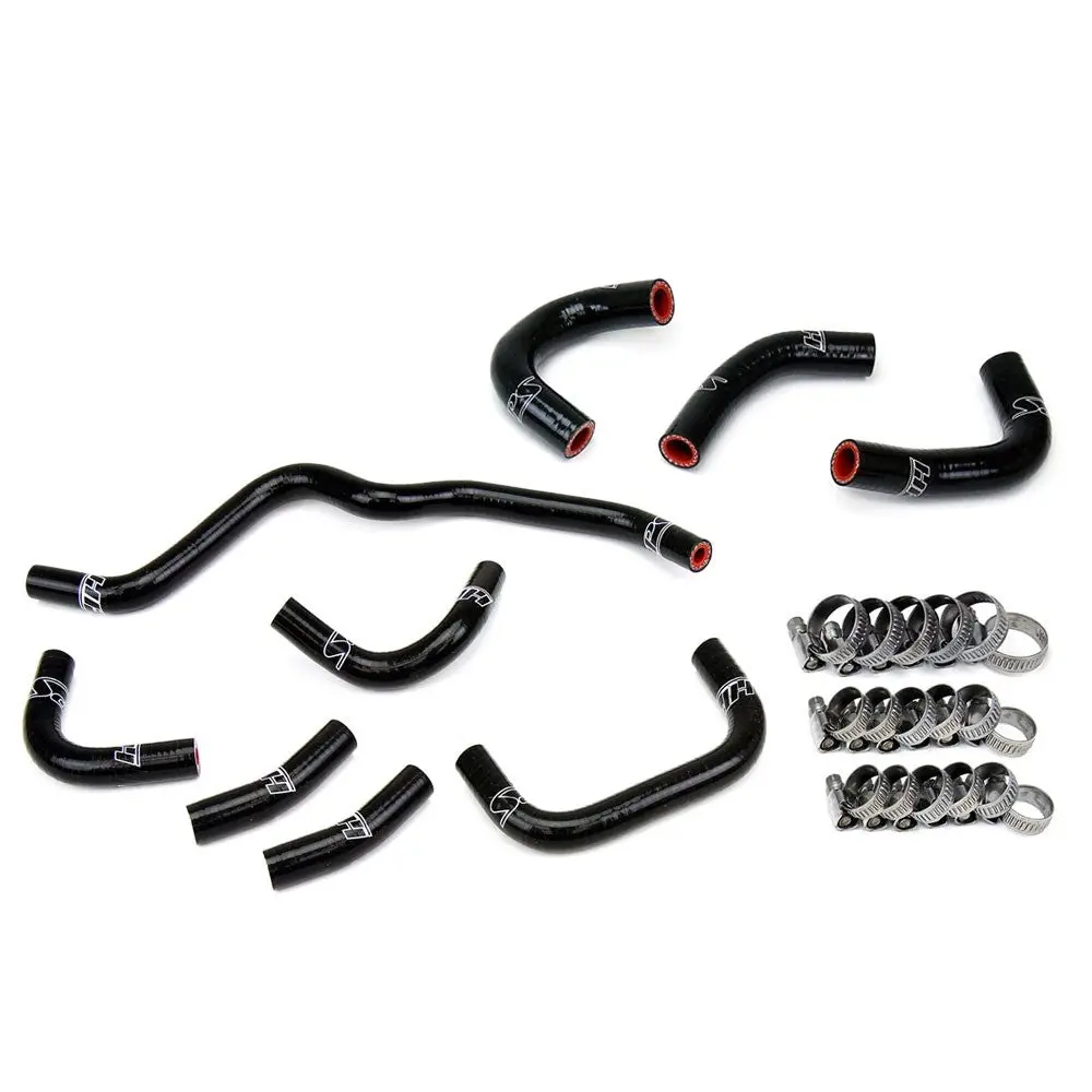 Hps Black 3-Ply Silicone Oil Cooler/Throttle Body Coolant Hose For 00-05 Honda S2000 2.0L F20c Ap1 1