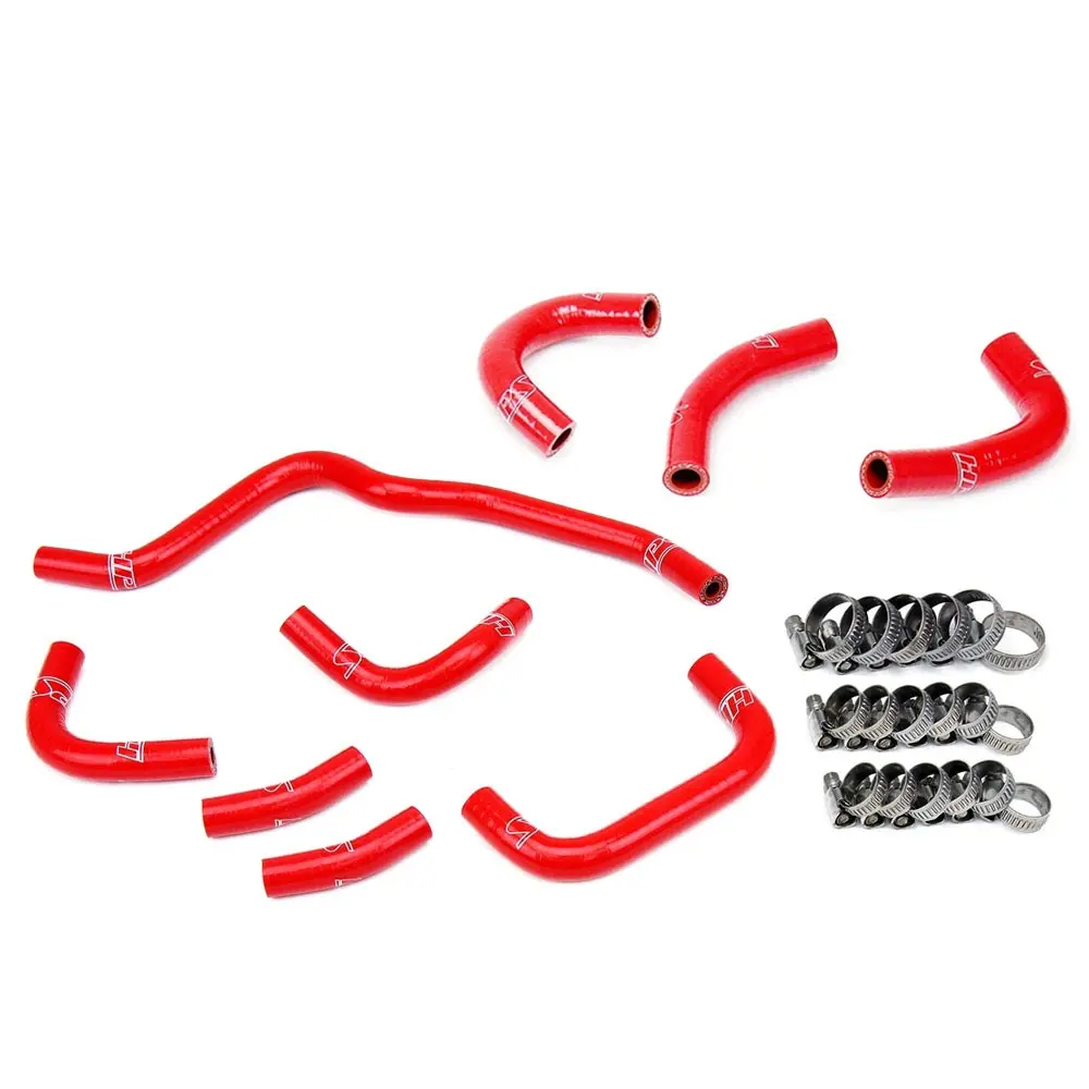 Hps Red 3-Ply Silicone Oil Cooler/Throttle Body Coolant Hose For 00-05 Honda S2000 2.0L F20c Ap1 1