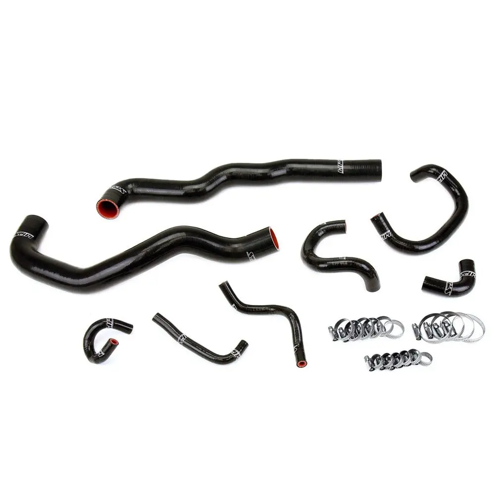 Hps Black 3-Ply Silicone Radiator/Heater/Throttle Body Coolant Hose Kit For 98-05 Lexus Gs300 Gs400 2Jz-Gte Vvt-I Swap 1