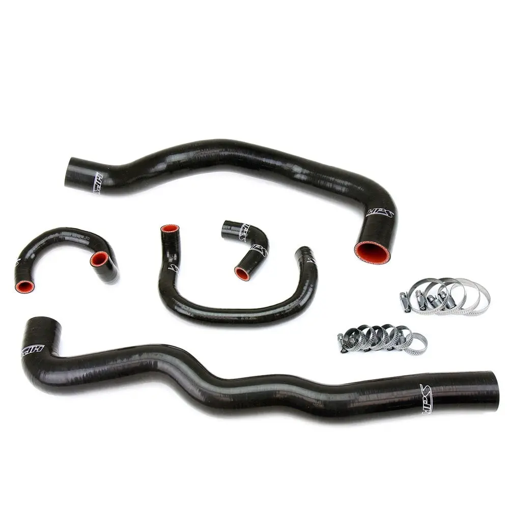 Hps Black 3-Ply Silicone Radiator/Heater Coolant Hose Kit For 98-05 Lexus Gs300 Gs400 2Jz-Gte Vvt-I Swap 1