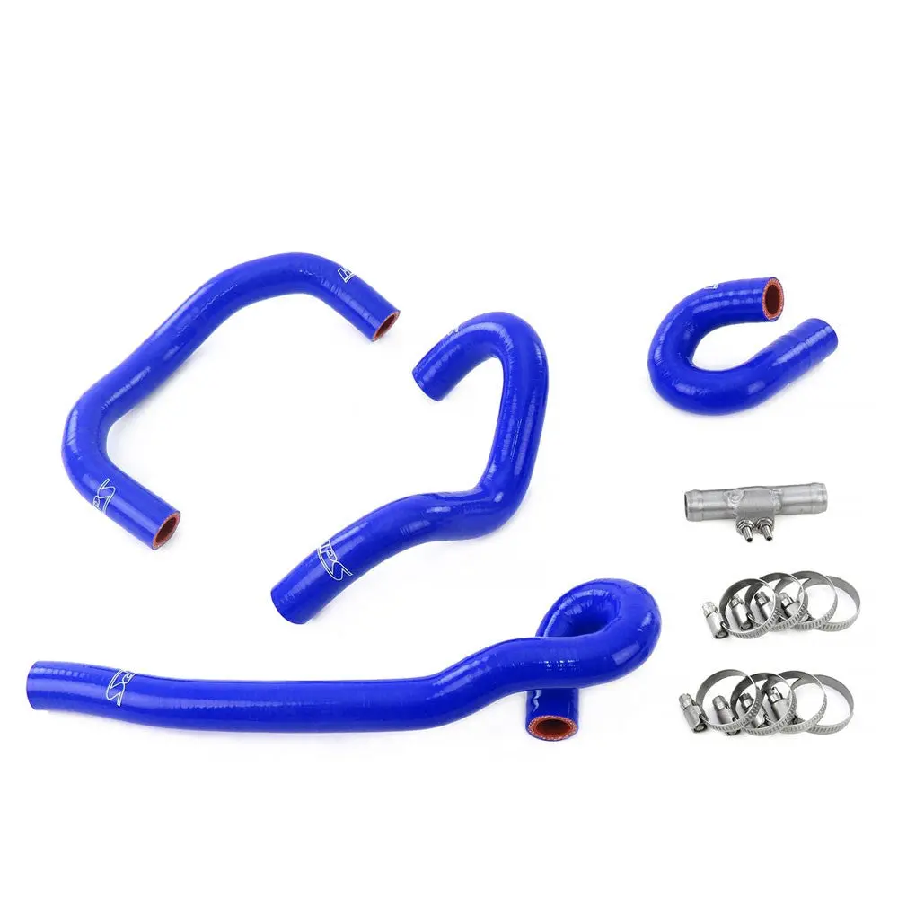 Hps Blue 3-Ply Silicone Heater Coolant Hose Kit For 95-98 Nissan Skyline Gtr R33 Rb26dett 1