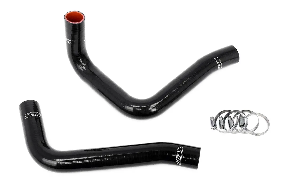 Hps Black 3-Ply Silicone Lower & Upper Radiator Coolant Hose Kit For 07-09 Toyota Fj Cruiser 4.0L V6 Supercharged 1