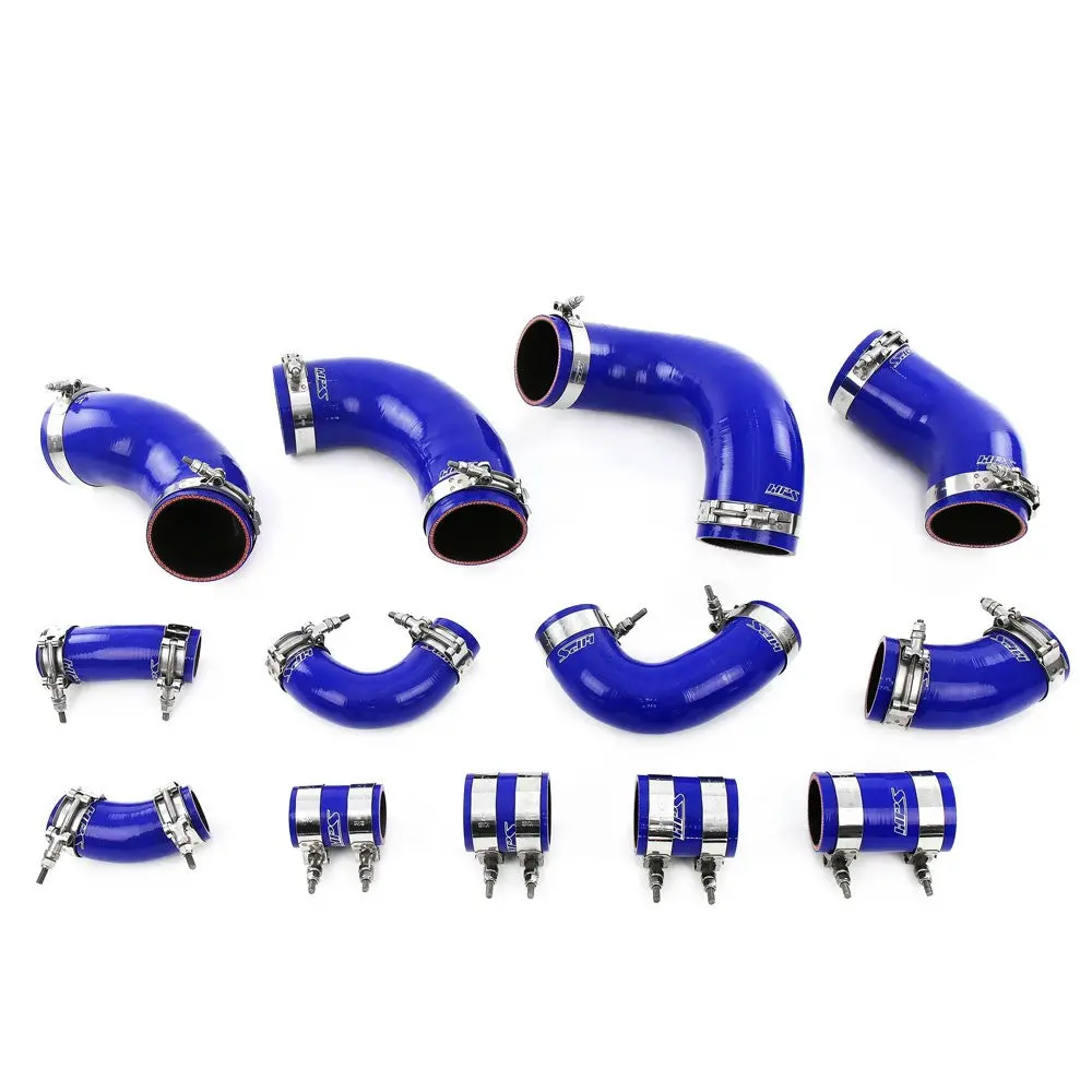 Hps Blue 4-Ply Silicone Intercooler Hose Boots Kit For 95-98 Nissan Skyline Gt-R R33 Rb26dett 1