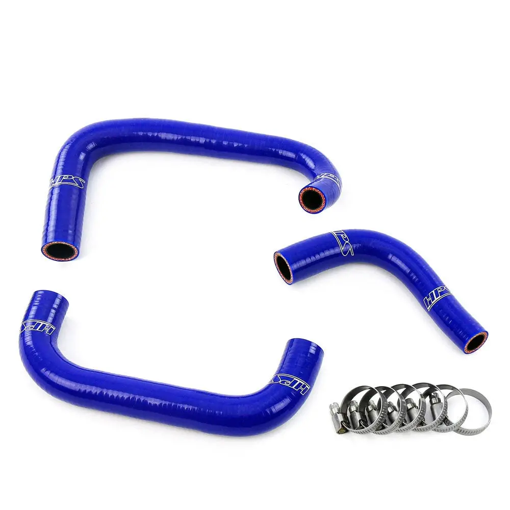 Hps Blue 3-Ply Reinforced Silicone Breather Hose Kit For 95-98 Nissan Skyline Gtr R33 Rb26dett Bcnr33 1