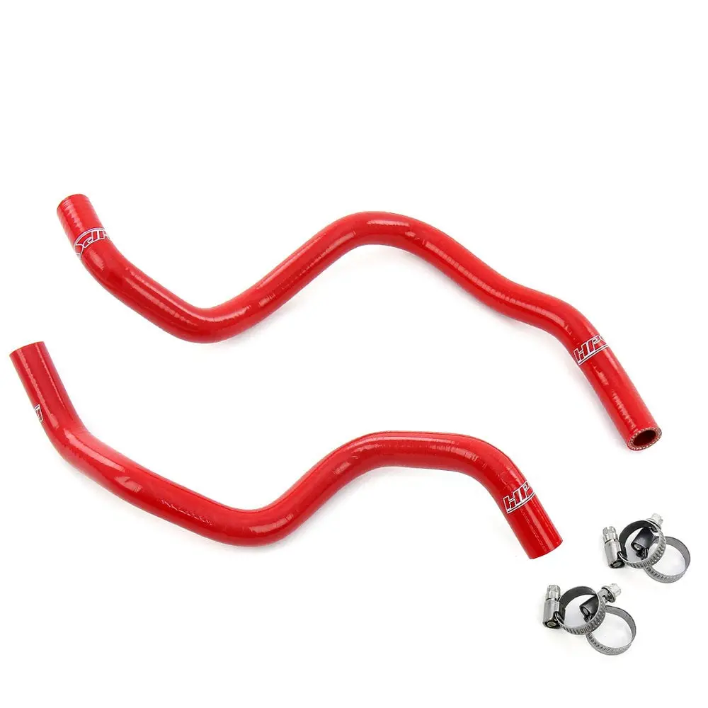 Hps Red 3-Ply Silicone Heater Coolant Hose Kit For 14-18 Subaru Forester / 12-16 Impreza / Crosstrek 1