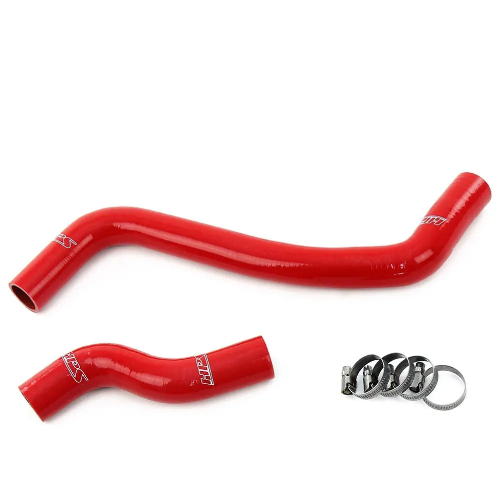 Hps Red 3-Ply Silicone Radiator Coolant Hose Kit For 93-97 Toyota Corolla 1.6L 1