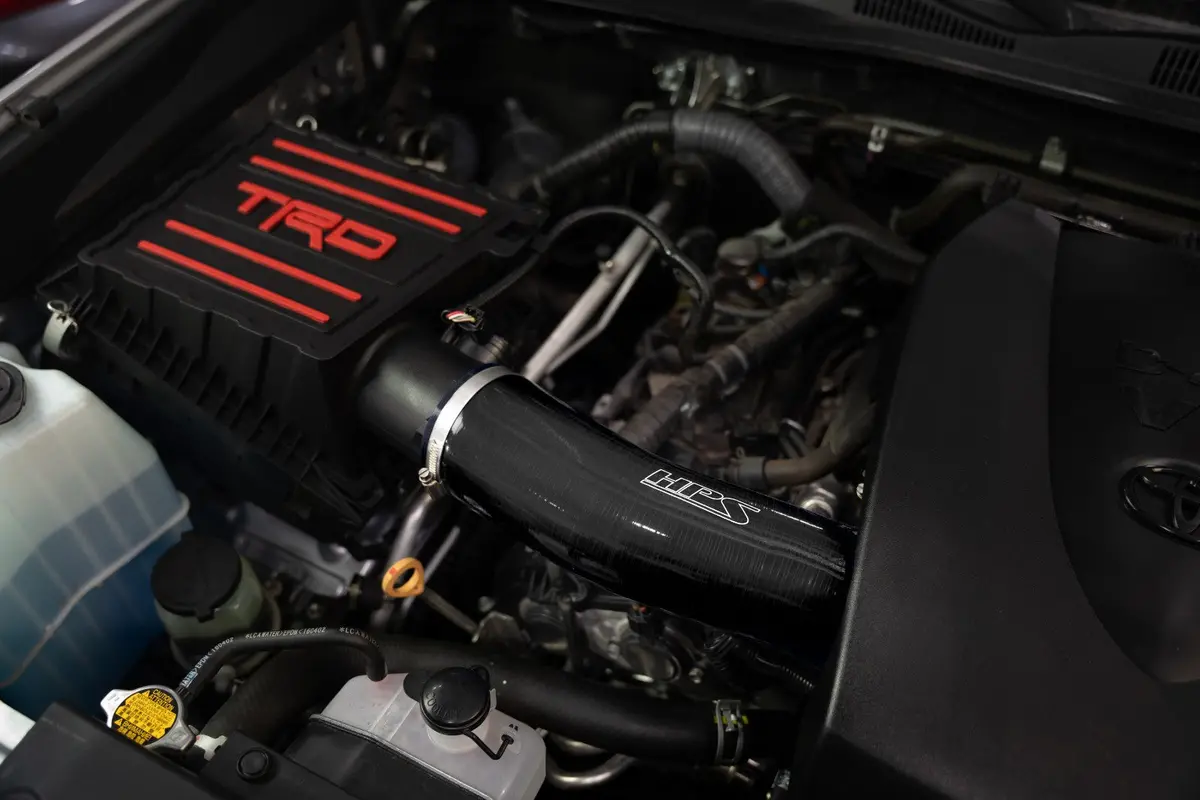 Hps Black Silicone Post Maf Air Intake Hose Kit For 16-23 Tacoma 3.5L V6 Trd Airbox 2