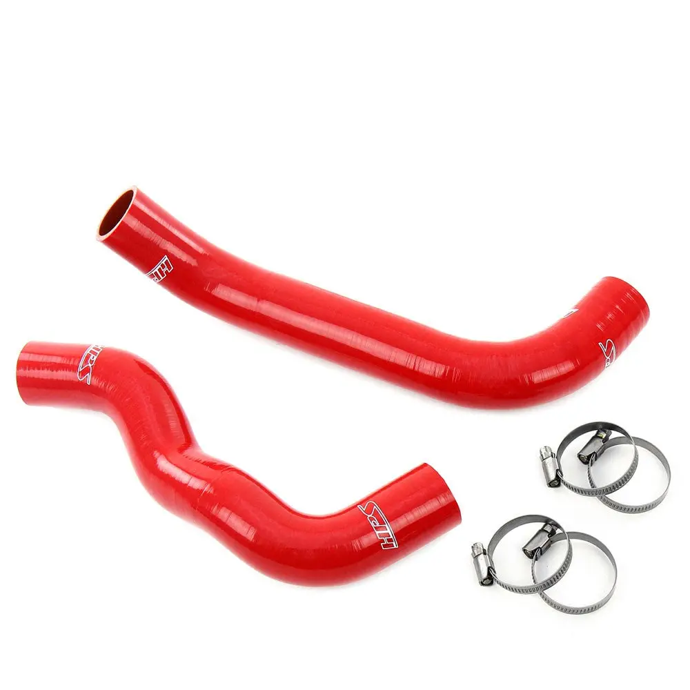 Hps Red 3-Ply Silicone Radiator Coolant Hose Kit For 10-23 Lexus Gx460 4.6L J150 1