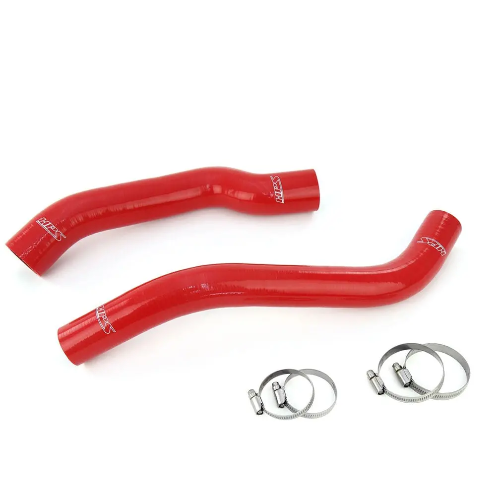 Hps Red 3-Ply Silicone Radiator Coolant Hose Kit For 09-13 Dodge Ram 1500 4.7L 1