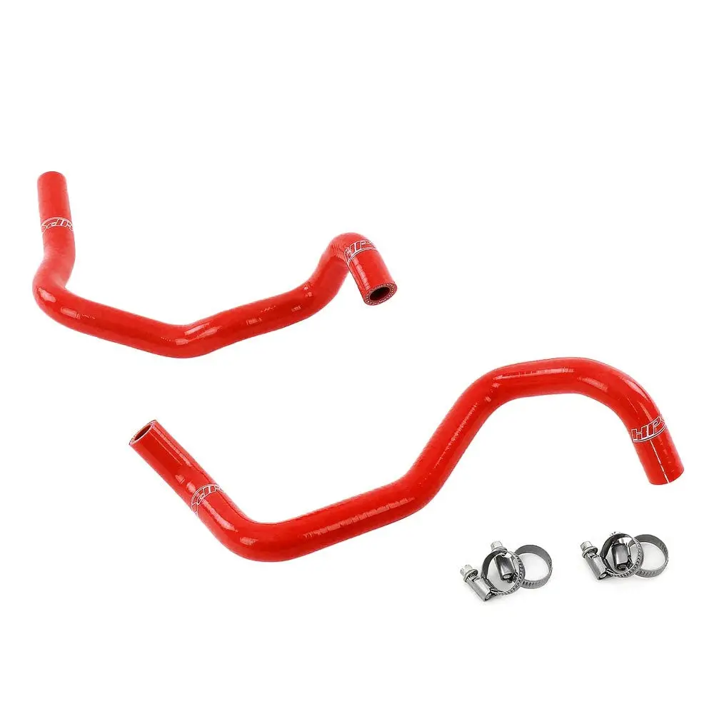 Hps Red 3-Ply Silicone Heater Coolant Hose Kit For 09-13 Subaru Forester / 08-14 Impreza 2.5L 1