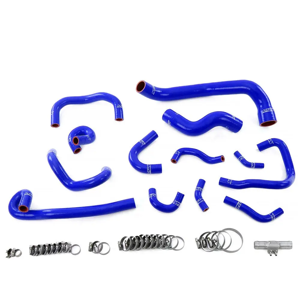 Hps Blue 3-Ply Silicone Radiator/Heater/Ancillary Hose Kit For 95-98 Nissan Skyline Gtr R33 Rb26dett 1