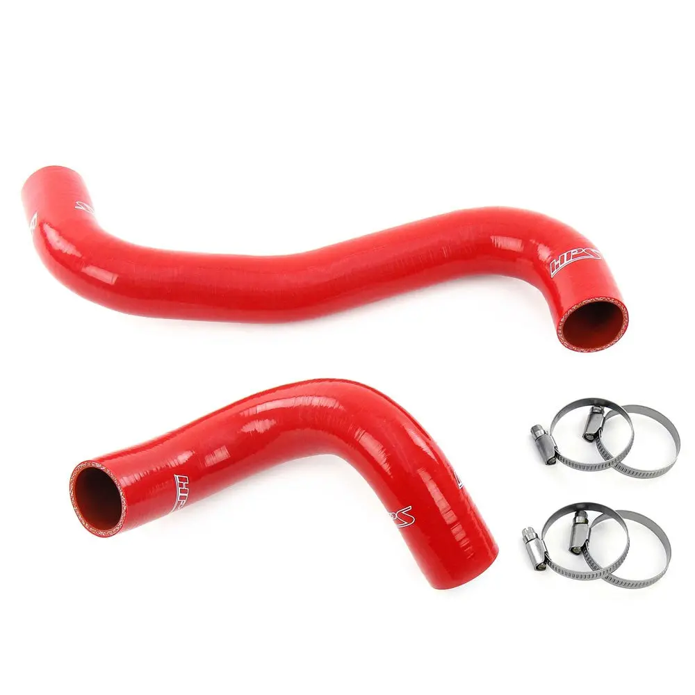 Hps Red 3-Ply Silicone Radiator Coolant Hose Kit For 10-12 Subaru Legacy 2.5L Turbo (Bm) 1