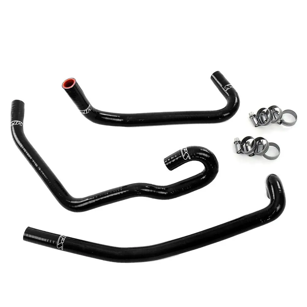 Hps Black 3-Ply Silicone Heater Coolant Hose Kit For 00-04 Toyota Tundra 3.4L 1