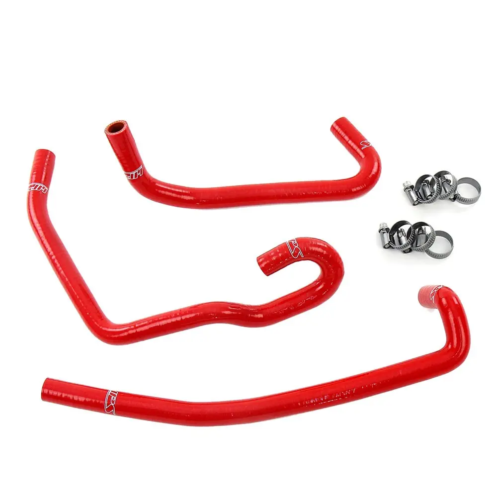 Hps Red 3-Ply Silicone Heater Coolant Hose Kit For 00-04 Toyota Tundra 3.4L 1