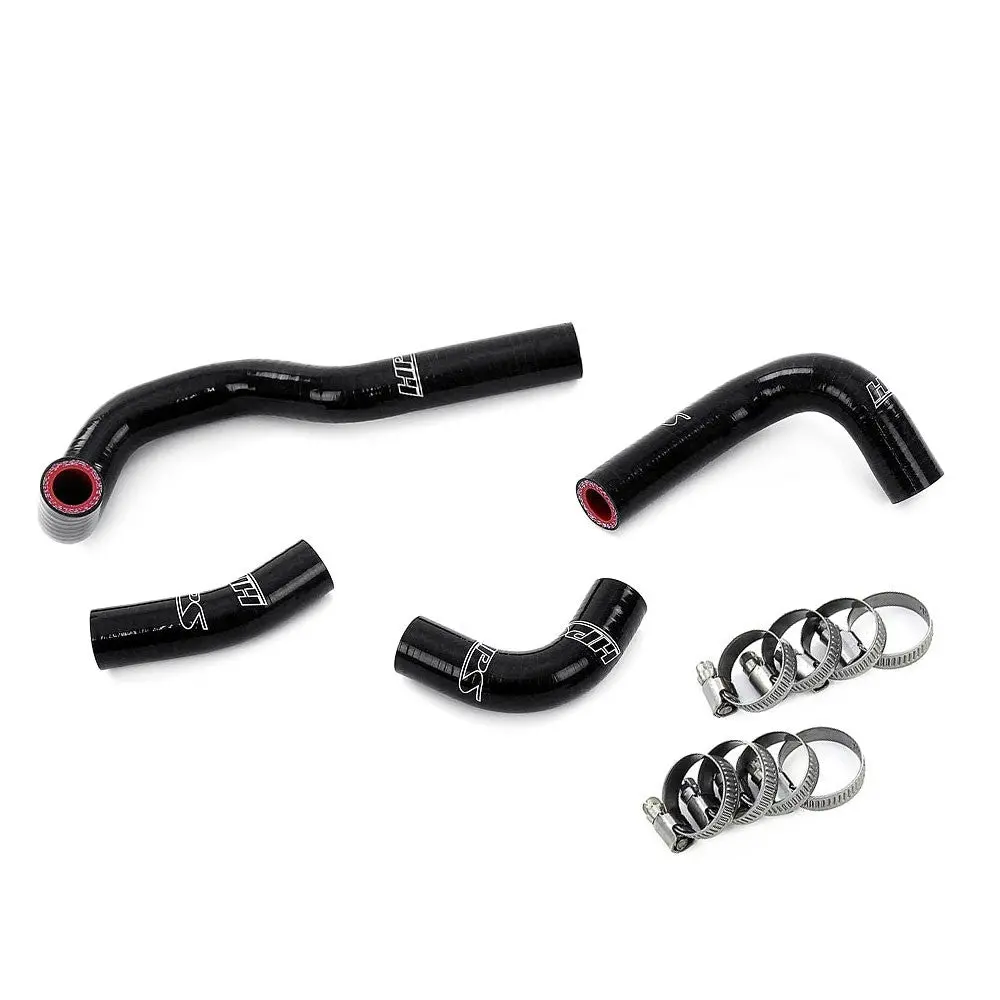 Hps Black 3-Ply Silicone Heater Coolant Hose Kit For 93-02 Toyota Supra Rhd 3.0L Turbo 2Jz-Gte 1